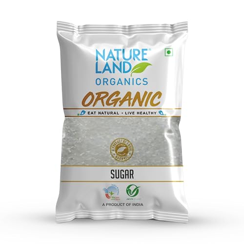 Image of Natureland Organics White Sugar 1 Kg - Organic Sugar