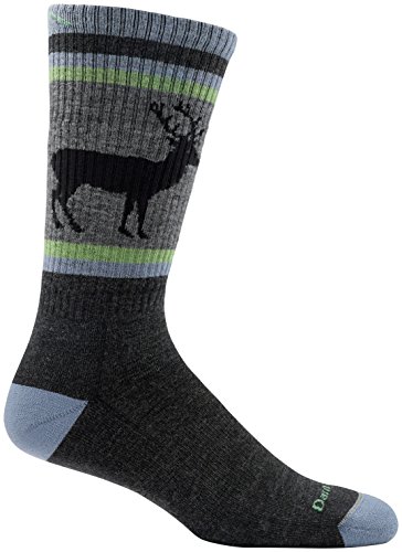 Darn Tough Uncle Buck Boot Cushion Sock - Men's Charcoal Medium