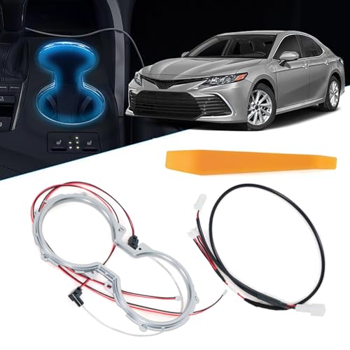 Portavasos con luz ambiental para Toyota Camry 2018-2021