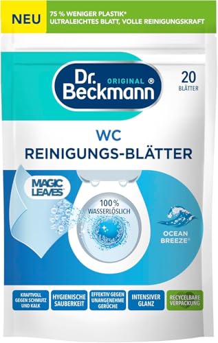 Dr. Beckmann Deski do czyszczenia WC Ocean Breeze, 20 arkuszy
