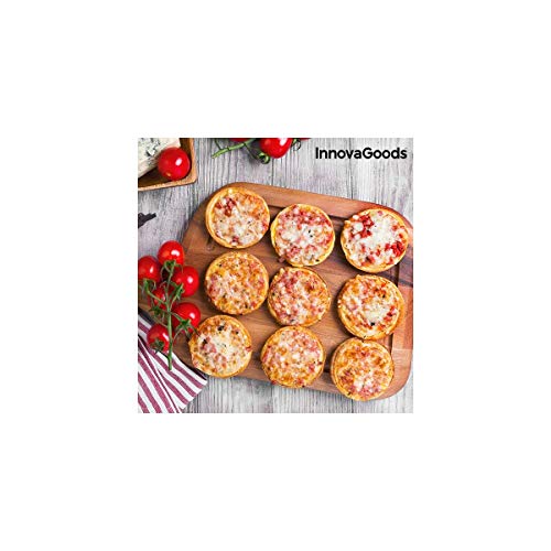 InnovaGoods IG811501 Mini pizzaoven met recept, rood/zwart - Image 4