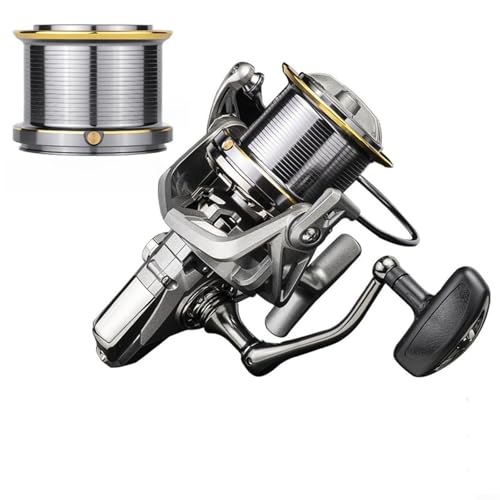 Moulinet de pêche en eau salée longue portée thon coq 20 kg