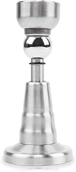 Door Stop with Soft-Catch - Stainless Steel Brushed Stopper, Chrome Heavy Duty,Hold Door