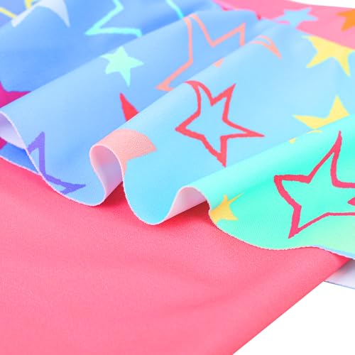 Image of TFJH E Girls Long Sleeve Swimsuits Skirt 2-Pieces Rash Guard Set Sun Protection UV 50+