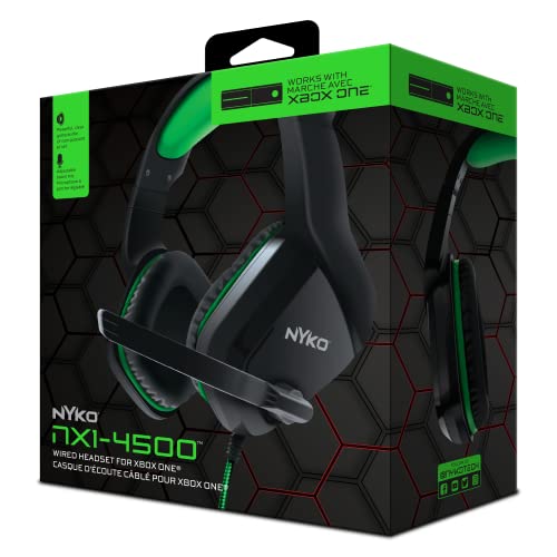 Image of Nyko NX1-4500 Wired Stereo Compatible with Xbox One, PS4, PS5, & Switch - Over-Ear, Comfortable & Compatible with Xbox Series X