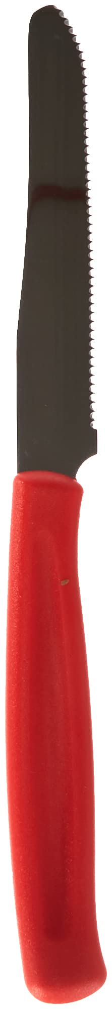 Kaimano KDN041512R Dinamik Coltelli Tavola, Acciaio Inossidabile, Rosso, 12 unità