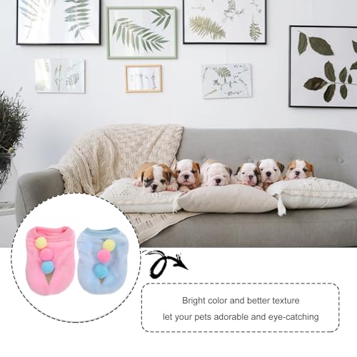 Disfraz para perros con patrón de helado XXS miniatura 2