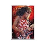 ERNGDFCV Poster mit Sänger David Lee Roth, dekoratives Gemälde, Leinwand, Wandposter und Kunstdruck, moderne Familienschlafzimmer-Dekoration, Poster, 50 x 75 cm