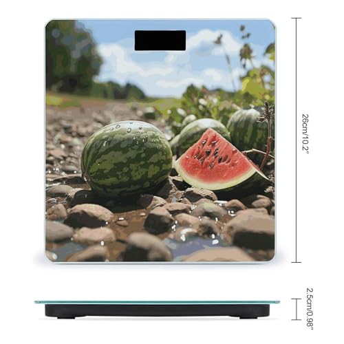 Báscula digital de baño con diseño Watermelon on The Ground miniatura 2