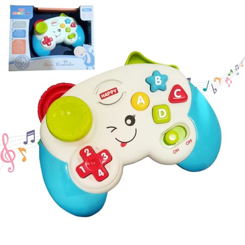 Image of Wembley Baby & Toddler Toys Electronic Early Development Activity Toys Game & Learn Controller Interactive Pretend Play Video Game with Sound Music Lights Ages 6+ Months