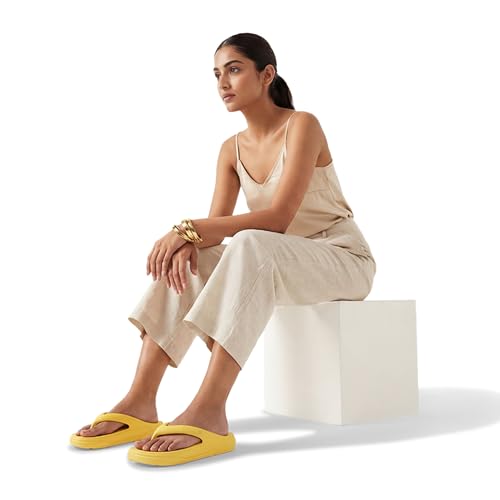 Image of Neeman's Cushers Flip Flops for Women | Powered by CushyVerse Technology for Ultimate Cushioning, Bounce & All-Day Comfort