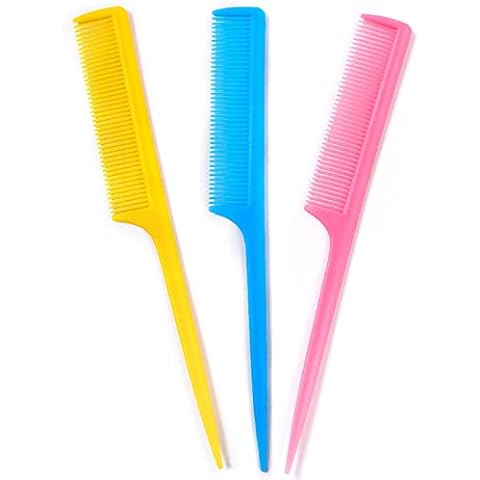 Rat Tail Comb Styling Comb Plastic Anti Static Salon Comb for Modelling Salon Home Styling Comb for Men Women Girl Cover