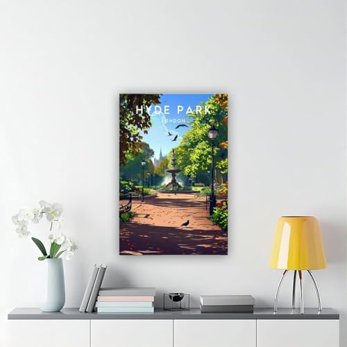 Toile imprimée grand format Hyde Park tableau mural salon chambre coucher