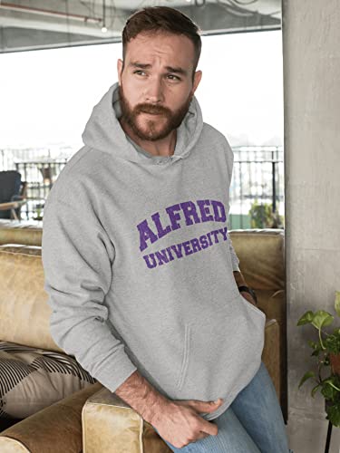 CreateMyTee Alfred University Block Letters Unisex Hooded Sweatshirt - Alfred Saxons Apparel2