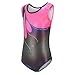 Blaward Gymnastics Leotards for Girls Sparkly Ballet Dance Unitards Biketards with Matching Scrunchie Shorts Set 5-12 Years