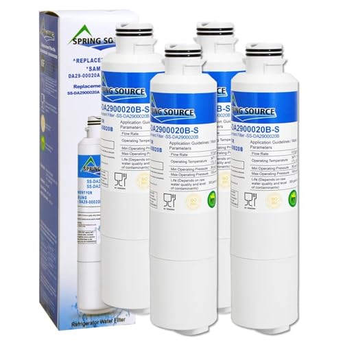 BRKTWMCCY Repuestos for Filtro de Agua de refrigerador Compatible con refrigeradores de Puerta Francesa, DA2900020. Compatible con DA29-00020A/B, DA29-00020B-1, HAF-CIN/EXP, 46-9101.