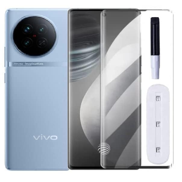 Image of Tempered Glass Screen Protector Compatible For Vivo X90 Plus Cellphone With Edge To Edge Coverage And With Easy Installation Kit
