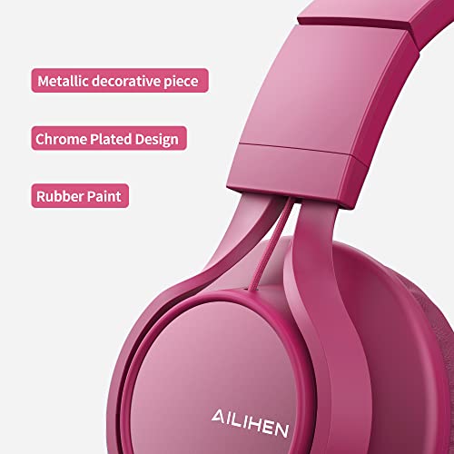 image for AILIHEN C8 (Upgraded) Headphones with Microphone and Volume Control Fo
