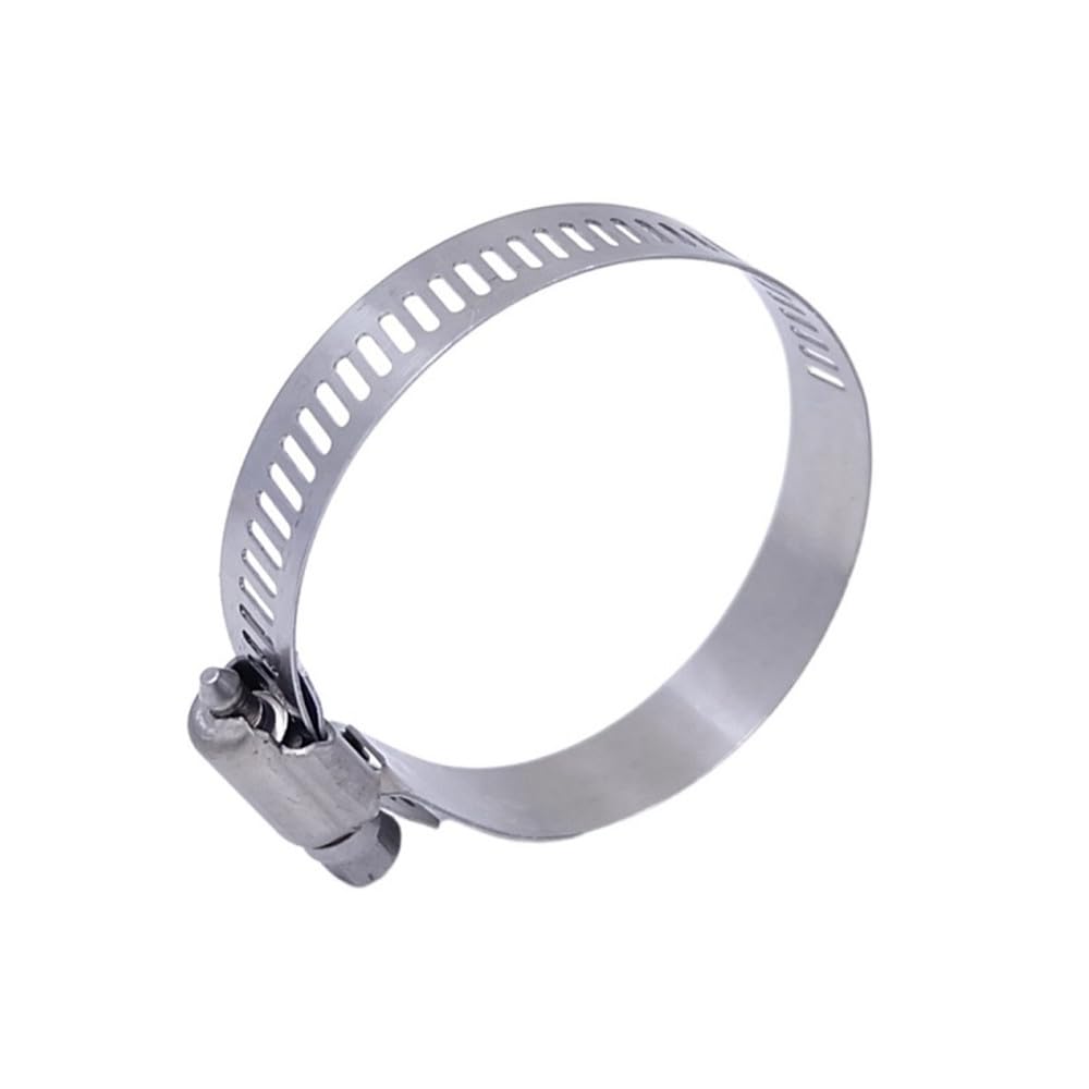 Abrazaderas de acero con mecanismo de tornillo sin Abrazaderas for manguera con tornillo sin fin de tres engranajes acero inoxidable, 6-600 mm, paquete 10(289-311mm x 10Pcs)