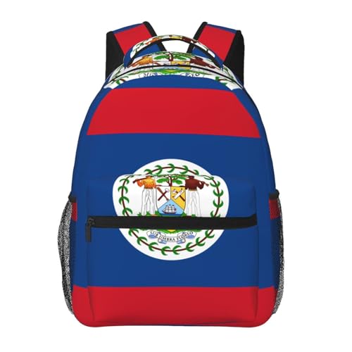 Sac à dos ordinateur 15,7 pouces drapeau Belize pour femme PHAYAH