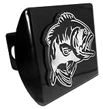Siskiyou Rather Be Fishing Hitch Cover – Cast Metal Enameled Trailer Hitch Plug