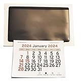 2024 Black Peel and Stick Up Adhesive Business Card Auto Car Truck Calendar Blank Clear Pocket (Set of 4)