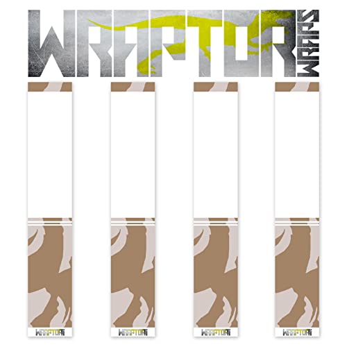 na-1 Wraptor Wraps Archery Arrow Wraps - Desert Storm Camo Arrow Wraps - Half Wrap Design - Pack of 13-150mm Length - Small Width