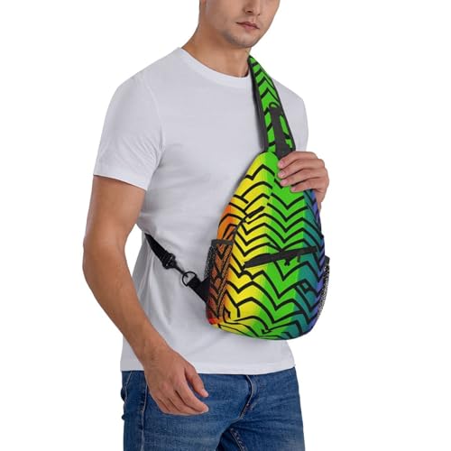 Sling Backpack Crossbody Rainbow Chest Bag miniatura 7