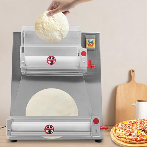 LYNICESHOP Electric Pizza Dough Roller Sheeter, 4-16