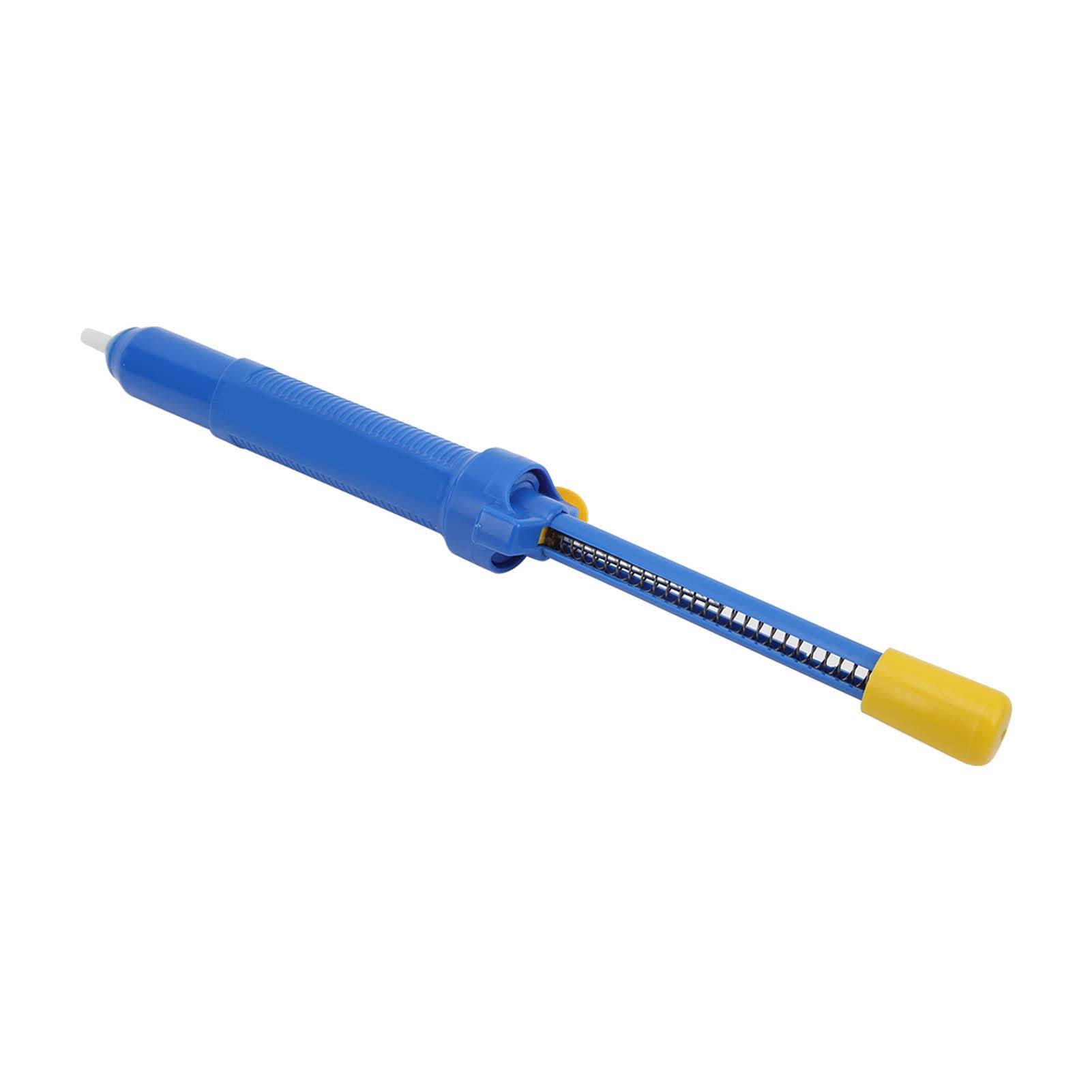 Ejoyous Ventosa per Saldatura, Penna per Rimozione Saldatura con Pompa Dissaldante ABS, Strumento di Pompaggio Manuale da 330 Mm con Forte Aspirazione, Funzionamento con una Sola Mano, per (BLUE)