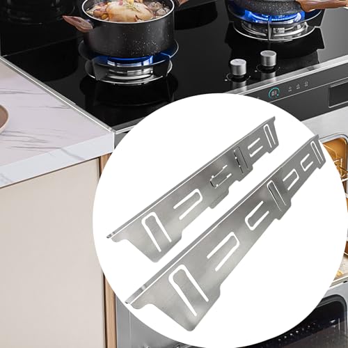 Protector de grietas para horno resistente al calor y extensible para cocinas modernas 8