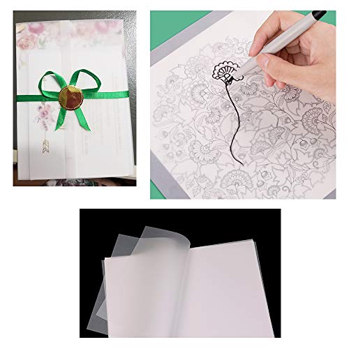 300 Sheets 8.5 x 11 Inch Tracing Paper,A4 Size Translucent Artist\'s Tracing Paper,Sketching Tracing Paper for Pencil,Maker,Ink - Thumbnail 6