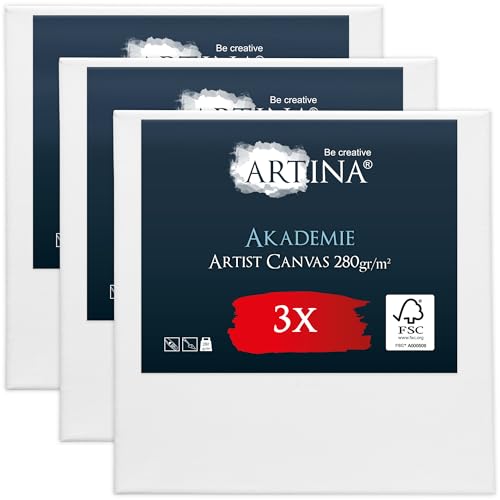 𝗔𝗞𝗔𝗗𝗘𝗠𝗜𝗘 - 𝗦𝗣𝗘𝗖𝗜𝗔𝗟𝗠𝗘𝗡𝗧𝗘 𝗖𝗢𝗡𝗦𝗜𝗚𝗟𝗜𝗔𝗧𝗢 𝗣𝗘𝗥 𝗣𝗥𝗜𝗡𝗖𝗜𝗣𝗜𝗔𝗡𝗧𝗜 : Le nostre tele per dipingere della serie Akademie sono destinate principalmente a principianti e hobbysti nel campo della pittura, ma anche pittori dilettanti e professionisti sono convinti della qualità di questa base pittorica.