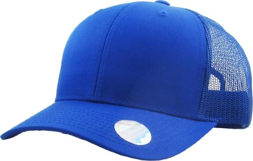 Image of Classic 6 Panel Cotton Twill Mesh Trucker Cap Hat Adjustable Snapback Hat