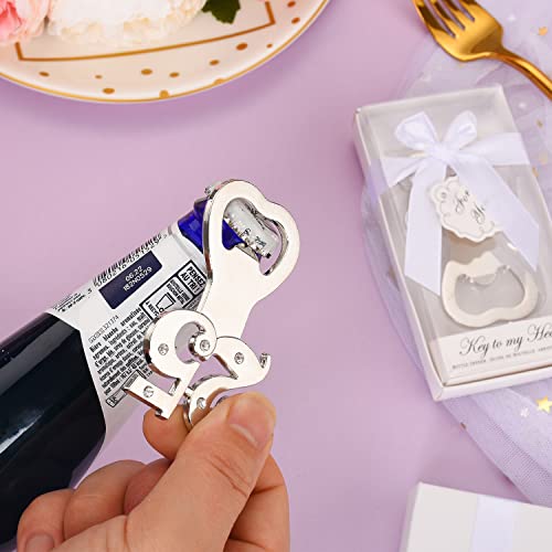 24Pcs 25Th Birthday Party Favors For Guests,Number 25 Silver Wedding Anniversary Beer Bottle Openers Gifts, Decorations,Souvenirs For Guests For Bridal Shower Favors (24, 25) #TOP3