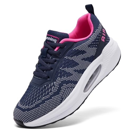 Running Shoes for Women Trainers Ladies Arch Support Air Cushion Gym Sneakers Memory Foam Plantar Fasciitis Comfort Lace Up Non Slip Work Shoes Navy UK 6 Running Shoes for Women Trainers Ladies Arch Support Air Cushion Gym Sneakers Memory Foam Plantar Fasciitis Comfort Lace Up Non Slip Work Shoes Navy UK 6