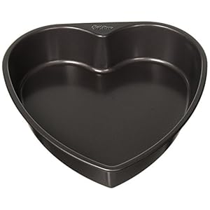 Wilton Heart Shaped Non-Stick Cake Pan, 9-Inch, Steel