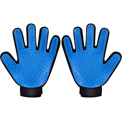 LANGING 2 x Fellpflege-Handschuhbürsten.