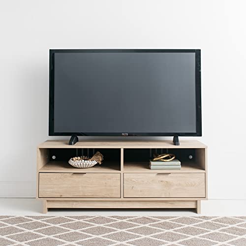 Signature Design By Ashley Oliah Modern Tv Stand, Fits Tvs Up To 50", Natural #TOP1