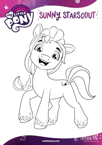 Crayola My Little Pony Coloring Book with Stickers, Gift for Girls and Boys, 96 Pages, Ages 3, 4, 5, 6