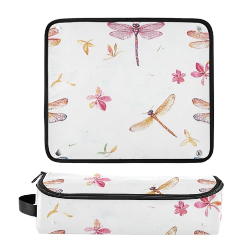 Bolso de viaje para herramientas de cabello con capacidad grande y superficie resistente al calor miniatura 3
