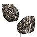 Rarucativ Camouflage Boat Folding Seat Cover 2 Pack Foldable UV Resistant Captains Chair Boat Seat Cover Dustproof Chair Protective Covers with Drawstring Hem 23W x 21D x 24H Inch