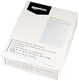 Amazon Basics Catalog Mailing Envelopes, Peel & Seal, 9x12 Inch, 100-Pack, White