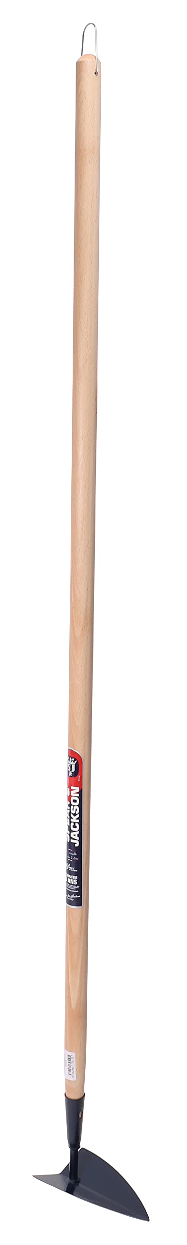 Spear & Jackson Désherbinet 3 Tranchants - Binette Multifonction Jardin - Outil 8-en-1 Désherbage/Binage - Manche Bois Hêtre - Grattoir Joints Allées