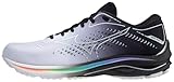 wave rider 22 femme Liberte de mouvements absolue Mizuno Homme Wave Rider 25 Chaussure de Marche, White/White/Silver, 36.5 EU