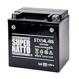 ハーレー専用バッテリー STX14L-BS シールド型■バイクバッテリー■65958-04 65958-04A 65984-00に互換 スーパーナット