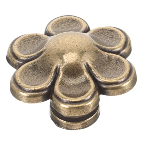 PENIKOKO Tirador Vintage de Flor para Cajón y Armario Pomo de Zinc con Agujero Único de Fácil Instalación para Cómodas y Muebles Resistente y Ligero Estilo Europeo Antiguo