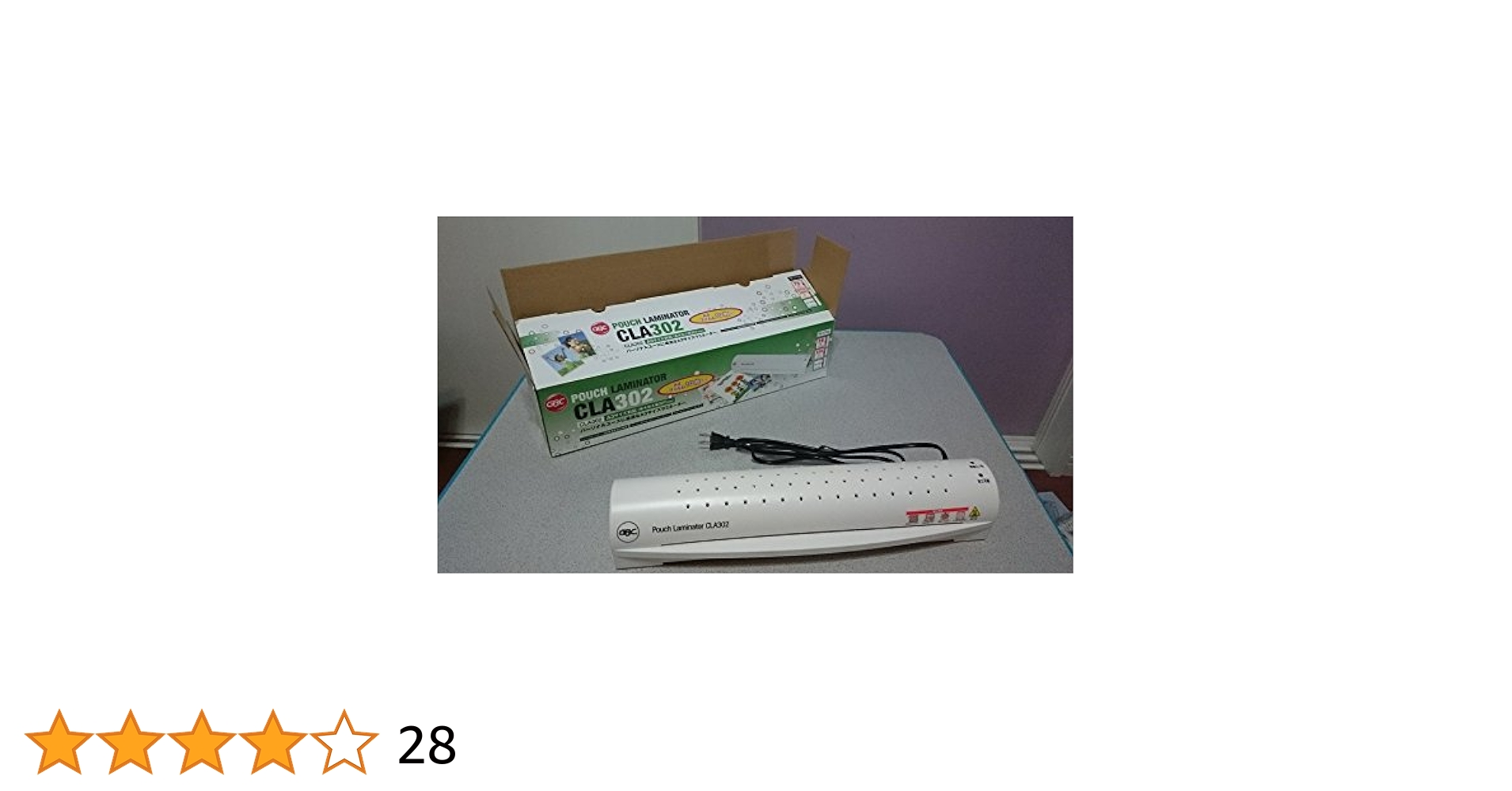 ラミネーター CLA302 Amazon | GBC ラミネーター A3 2本ローラー CLA302