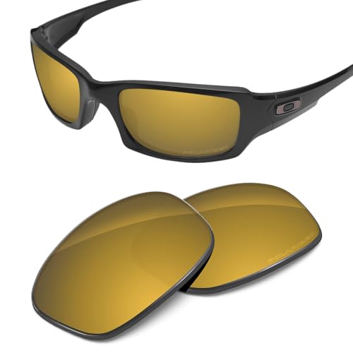 Image of Performance Lenses Compatible with Oakley Fives Squared OO9238, Polarized, UV Protection, Anti-Scratch