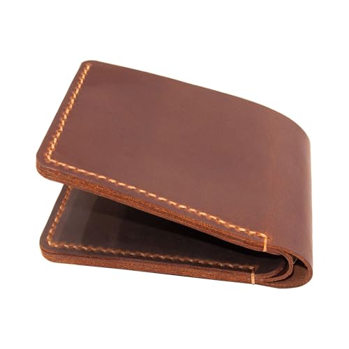 Personalized Bifold Wallet, Handmade Wallet for Men,Slim Leather Wallet, Man Wallet Gift for Anniversary, Graduation, Dad, Boyfriend, Engraved Custom Wallet3